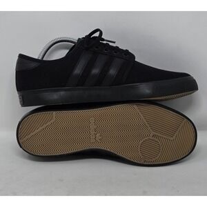 Adidas Seeley XT Men's Size 8 Triple Black Skate Shoe  G98180  NWOB